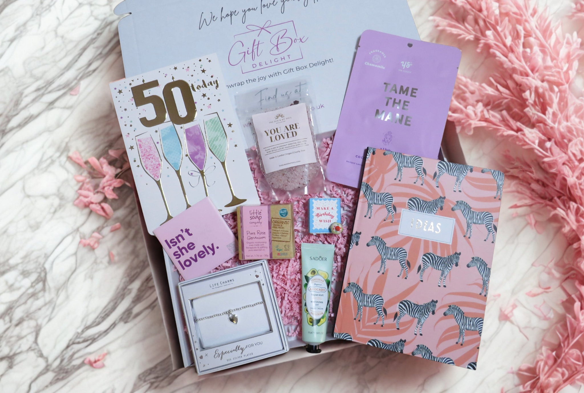 Happy 50th Birthday- Letterbox Friendly