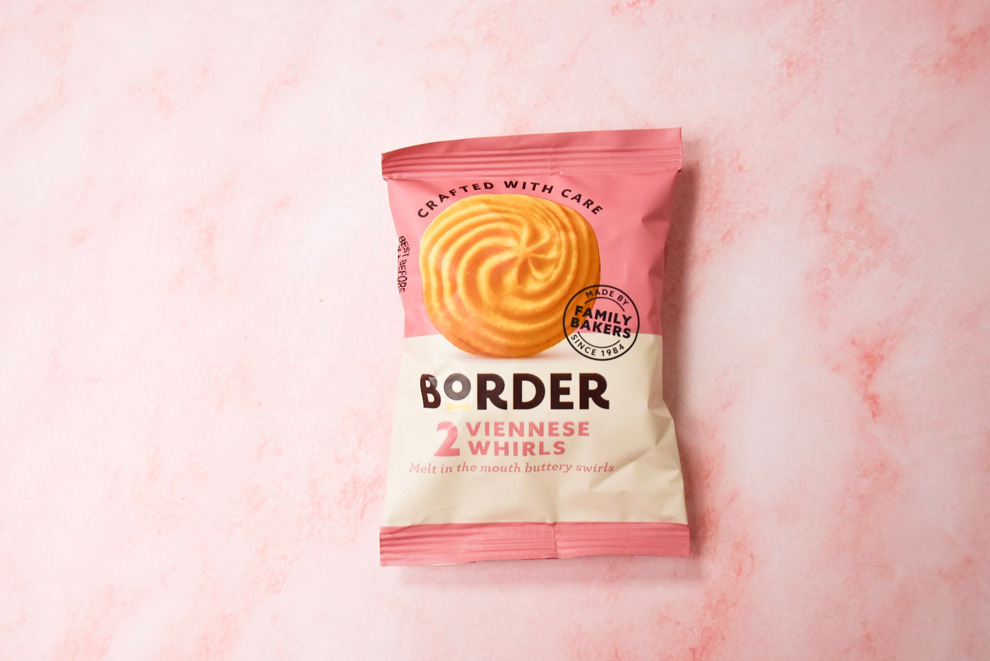 Border Viennese whirls biscuits