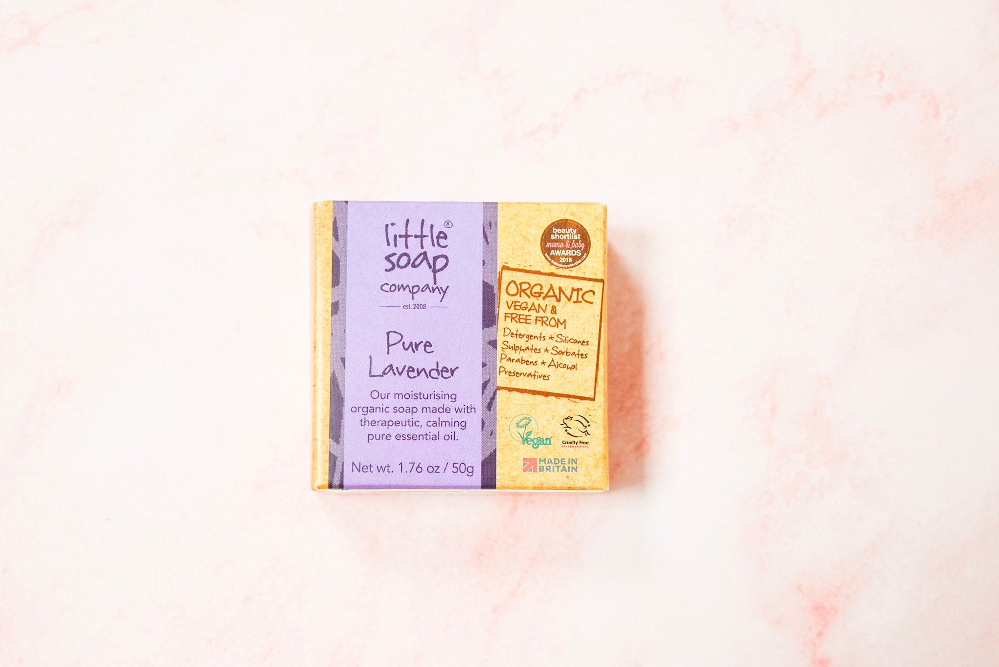 Little soap company pure lavender soap, organic & vegan.