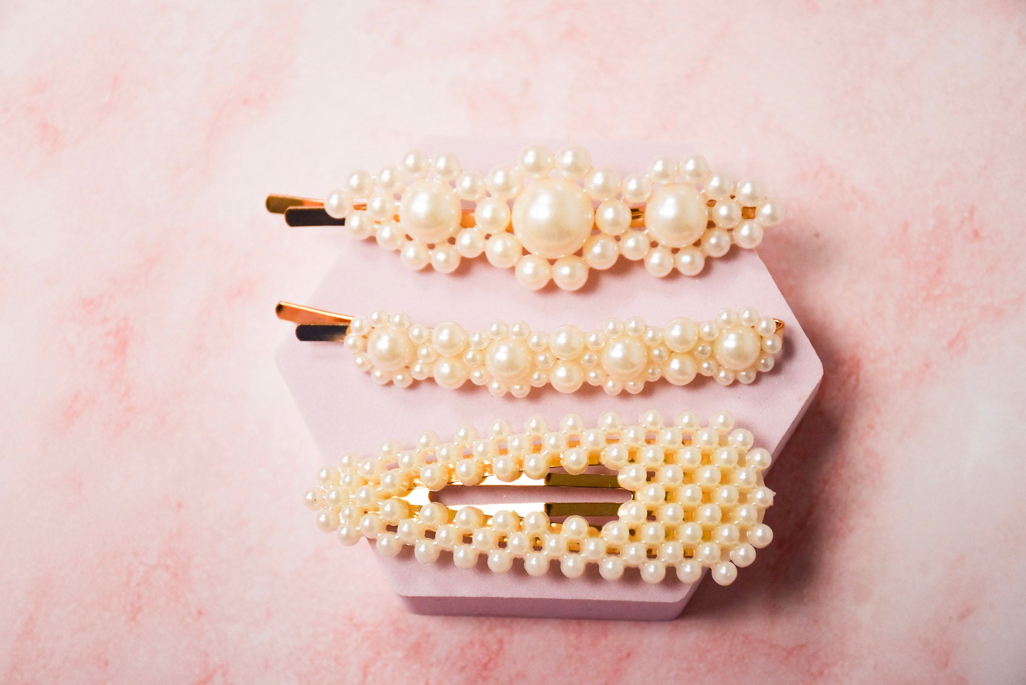 Pearl Hair Clips