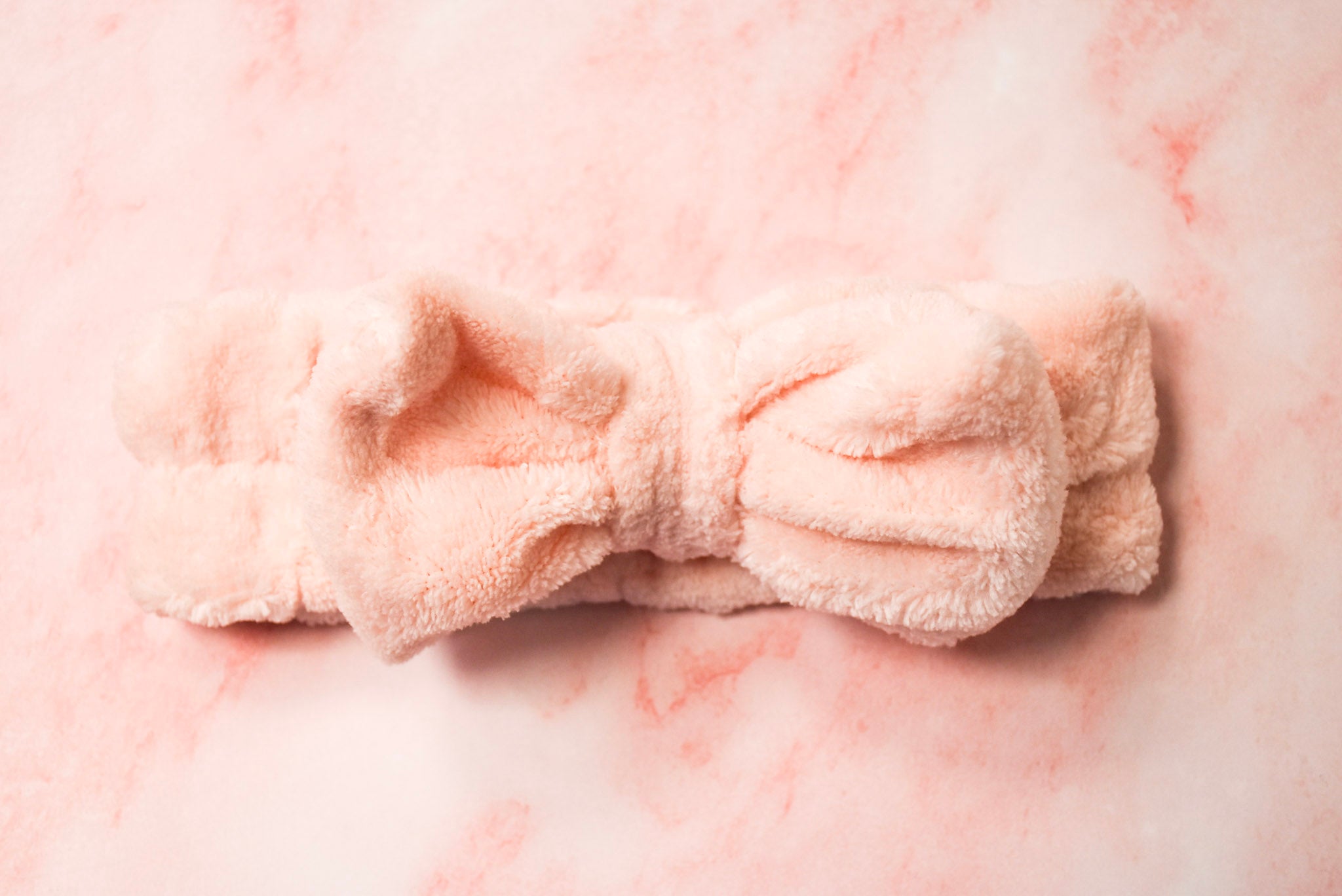 Pink Bow Spa Headband