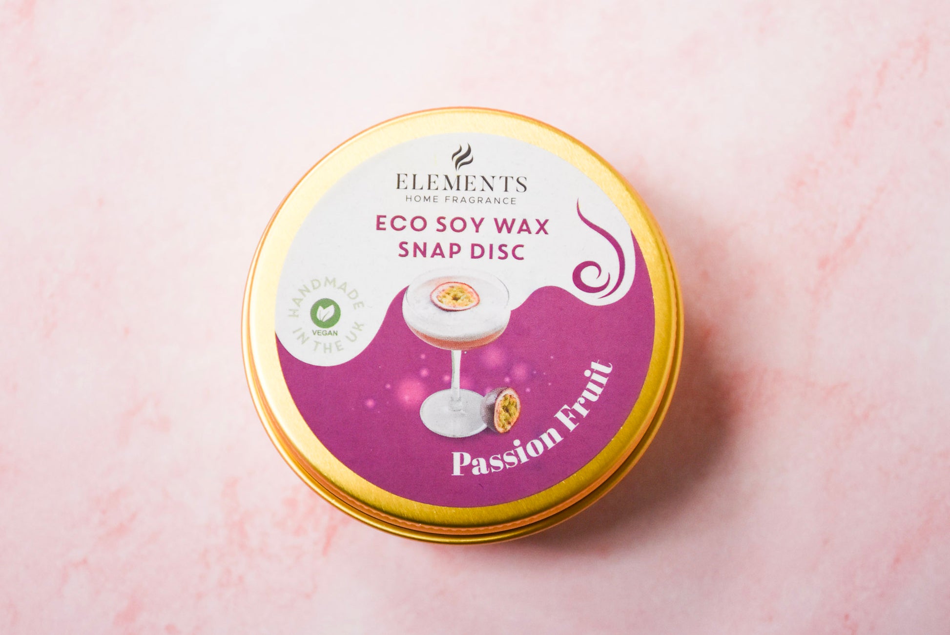 Passion Fruit Eco Soy Wax Snap Disc