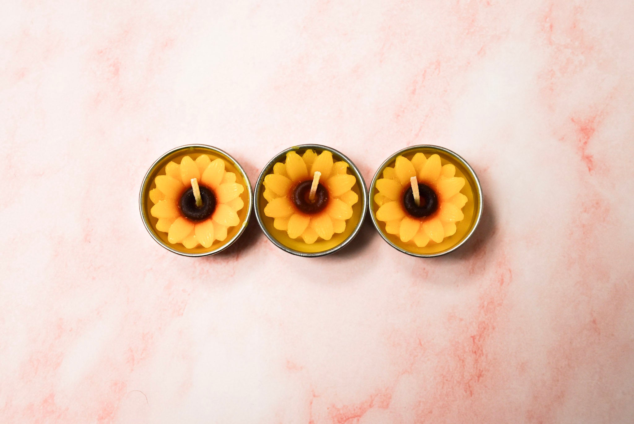 Sun Flower Tea Light Candles
