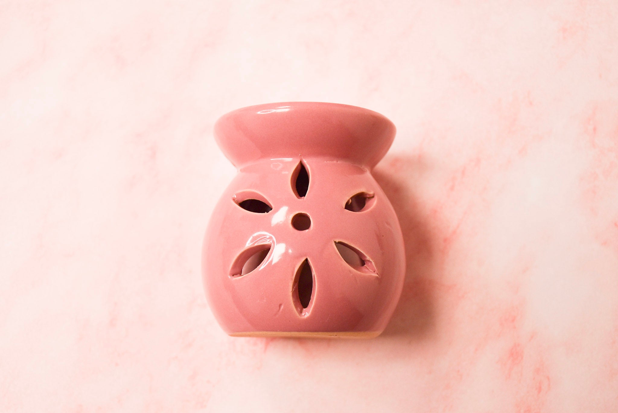 Flower Wax Melt/Oil Burner Pink