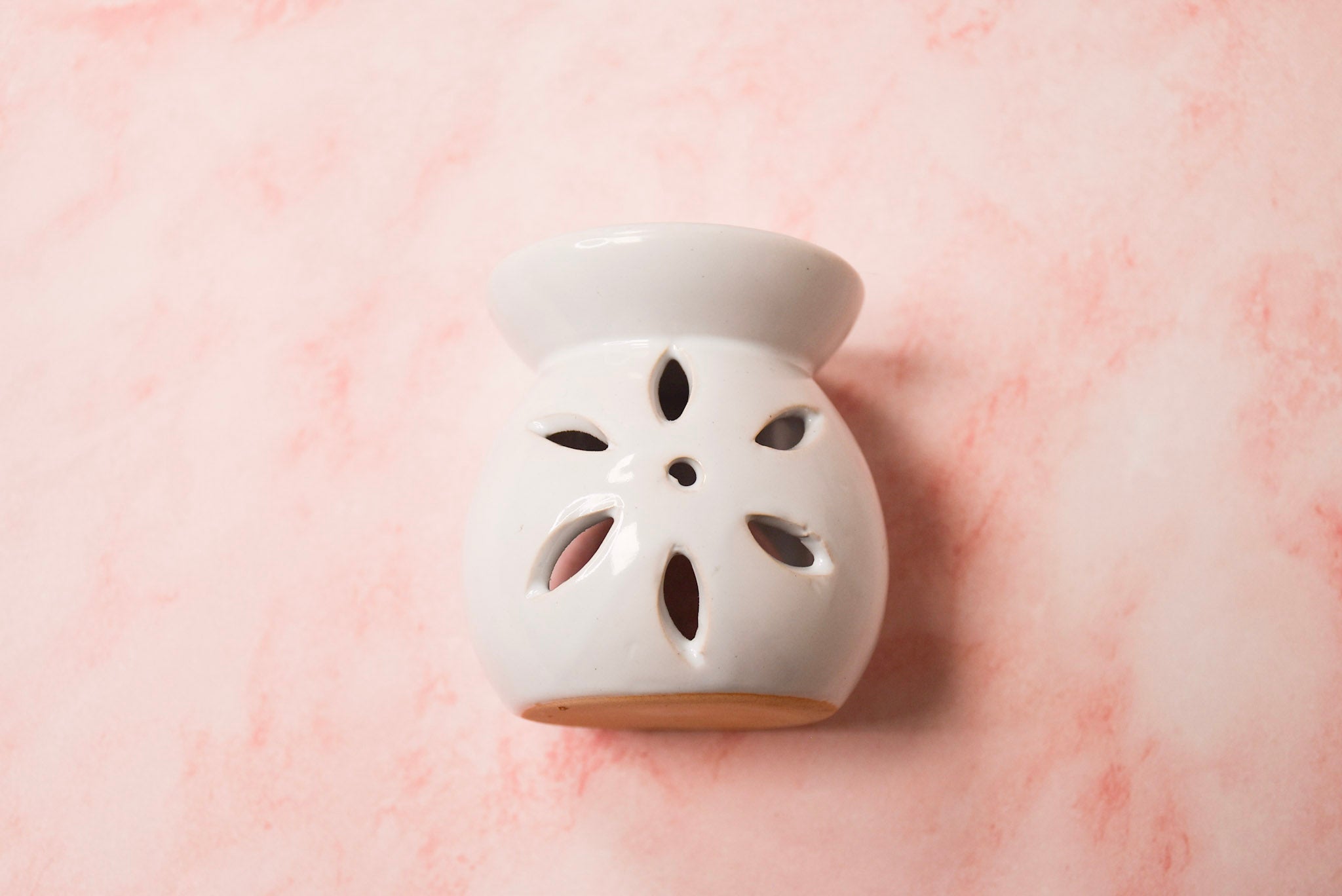 Flower Wax Melt/Oil Burner White