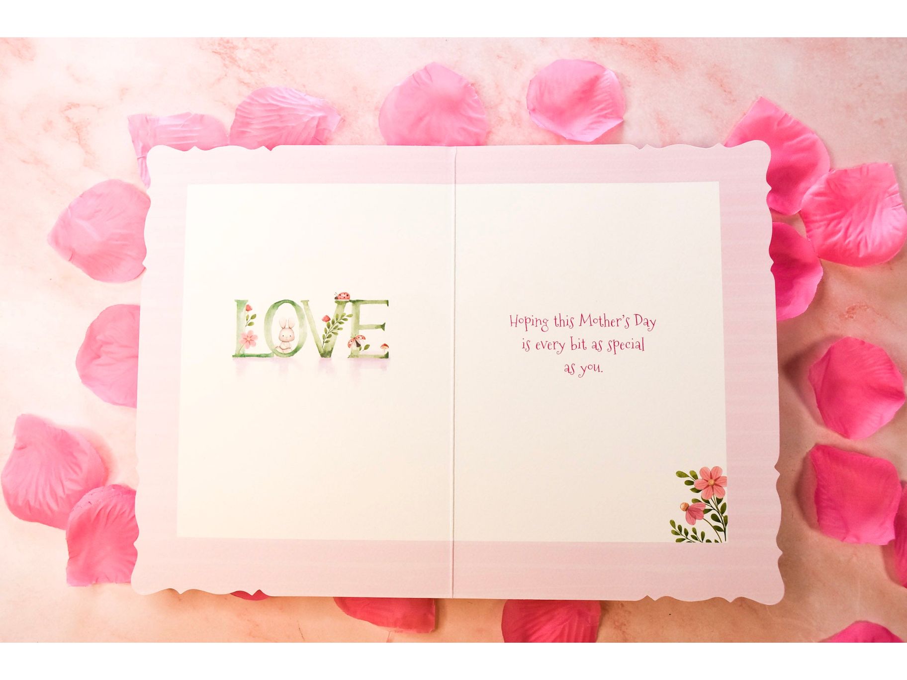 Mothers Day Inside Love Card
