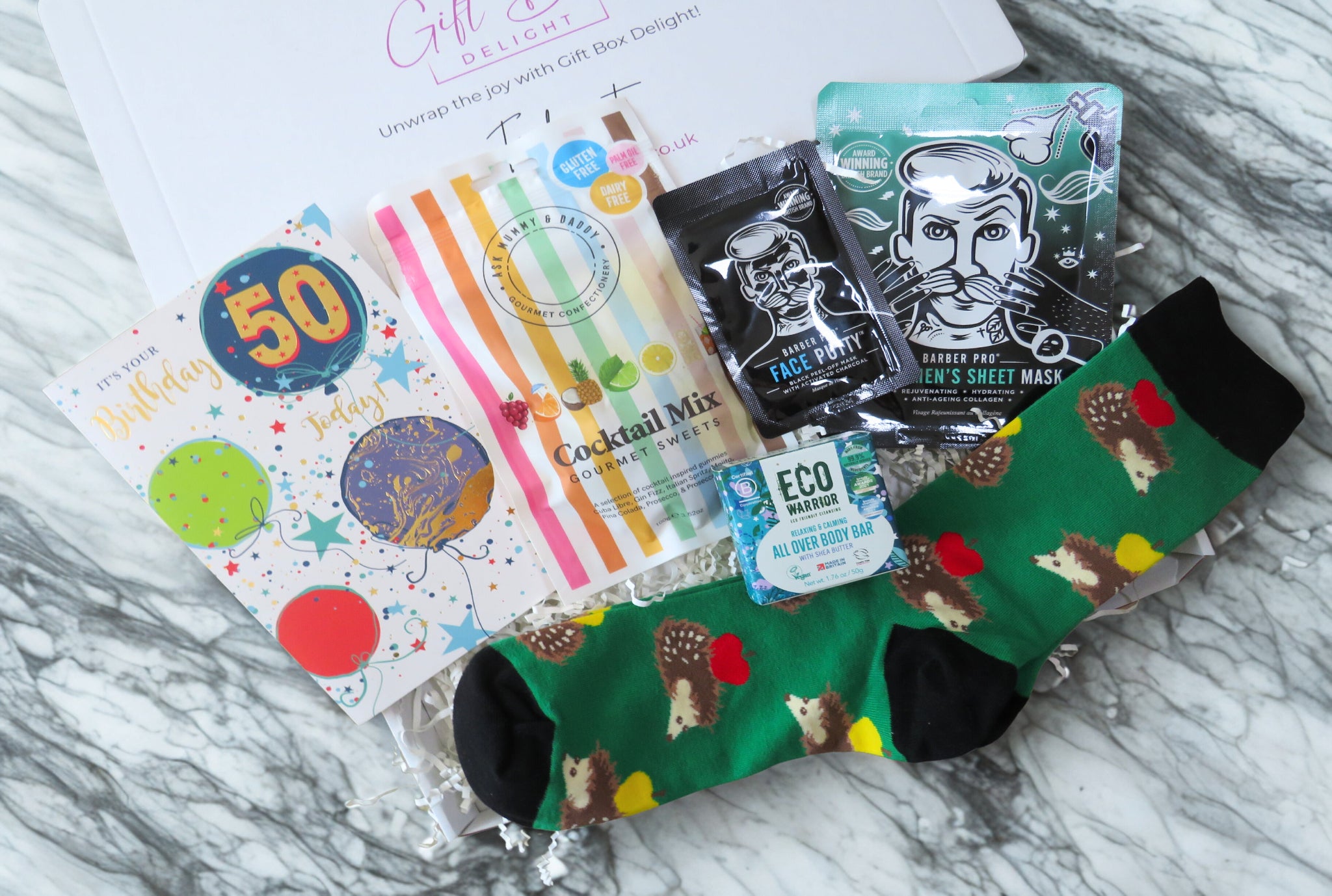 Happy 50th Birthday - Letterbox Friendly