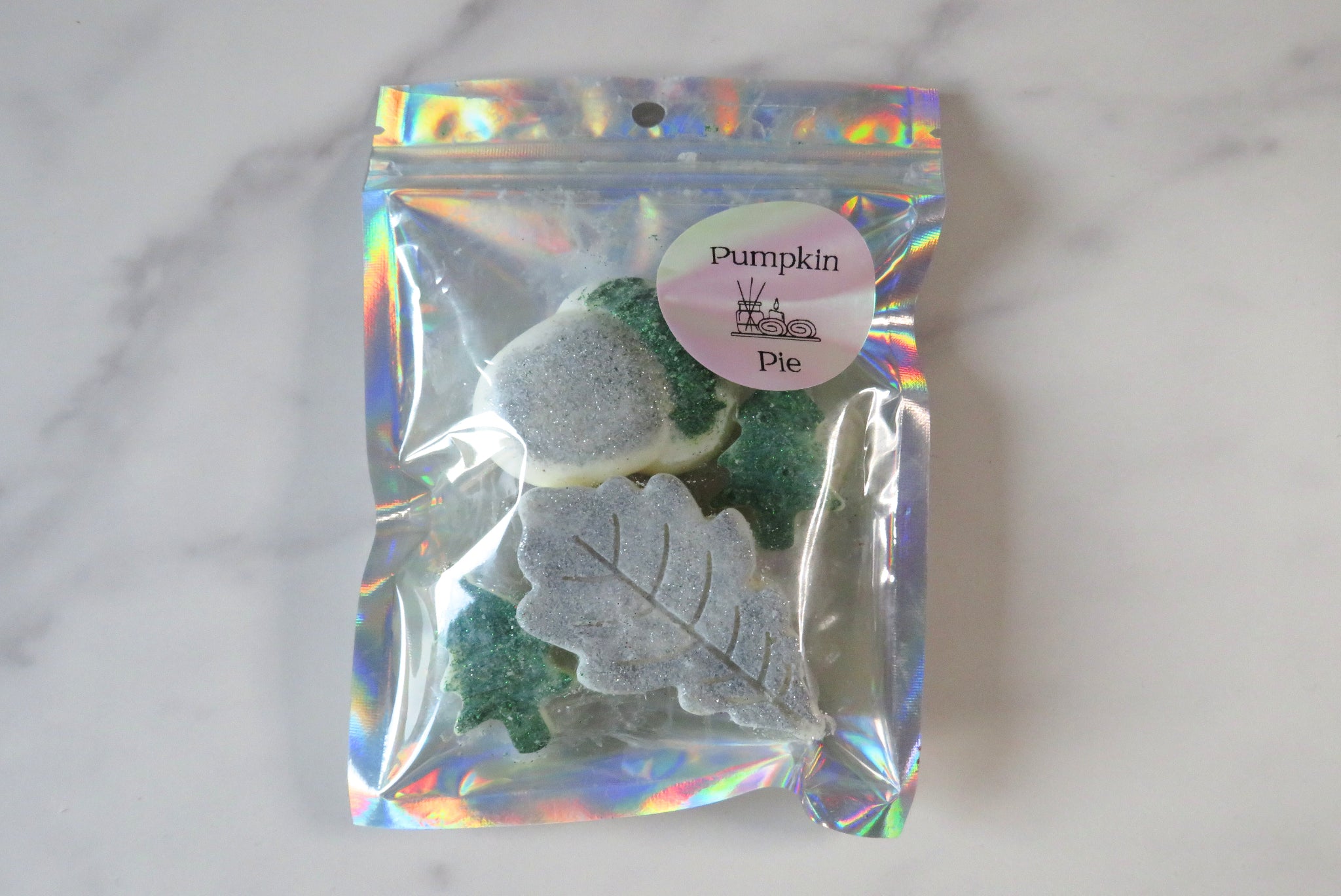 Pumpkin pie scented wax candles