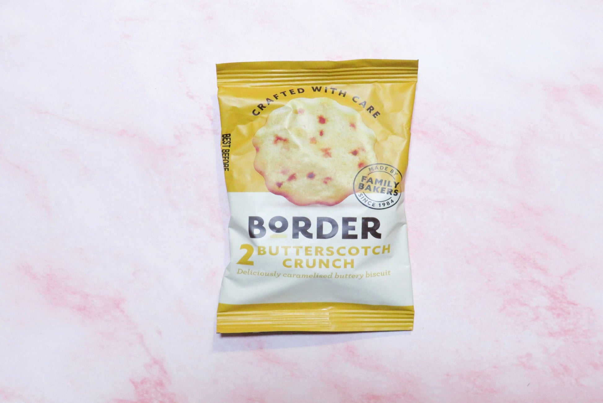 Border butterscotch crunch biscuits